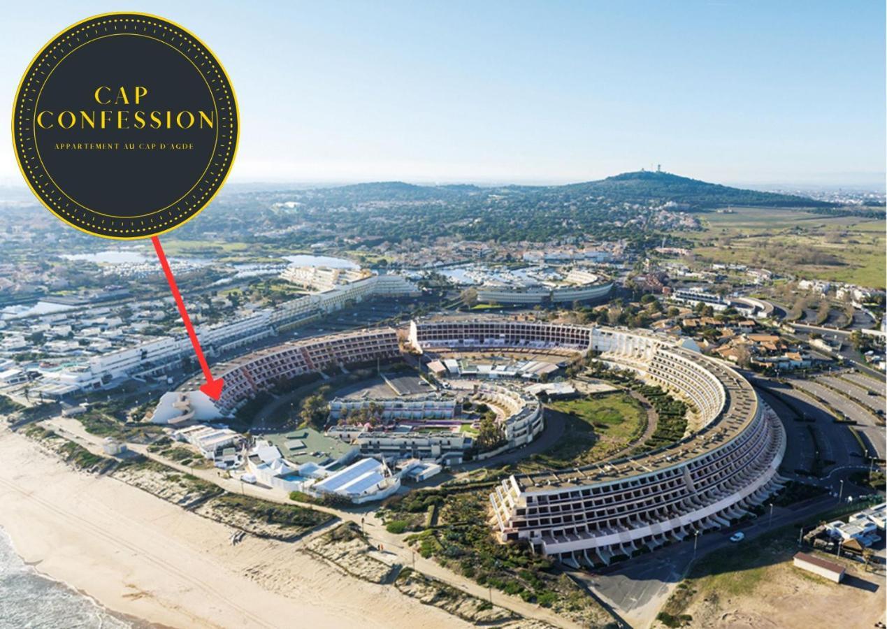 'Cap Confession' - Naturiste - Sea View - Beach - Parking -Air Conditionaire Agde Eksteriør bilde